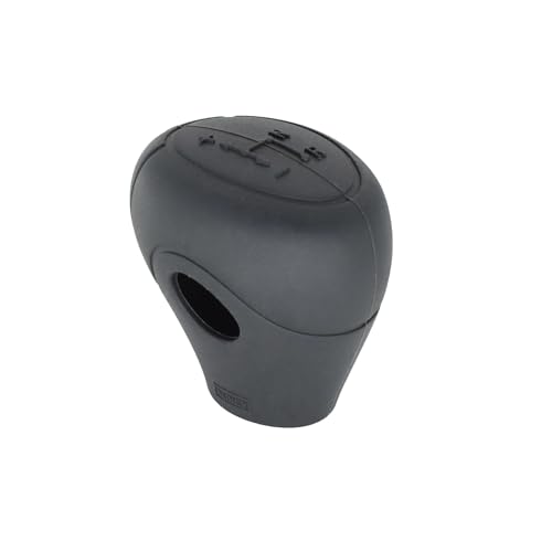 TROIOIUM Auto-Schaltknauf-Abdeckung for Smart for Roadster 450 451 452 Serie, Silikon-Kopfschutzhülle(Black) von TROIOIUM