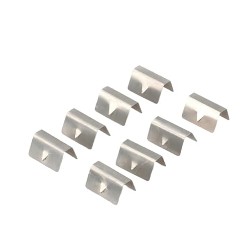 Wind-/Regenabweiser Metallbeschlag Clips Ersatz for G3 SNED Clip Edelstahl Autofensterabweiser Zubehör(8PCS) von TROIOIUM