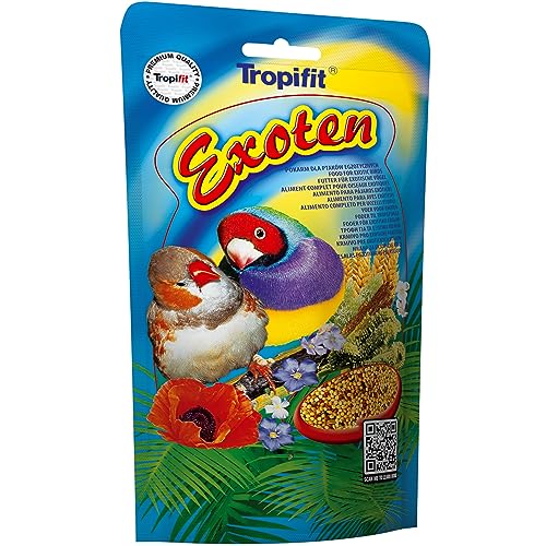 Vogelfutter tropifit Exoten – Lebensmittel für exotische Vögel, Doypack 250 g (2 Stück) von Tropical