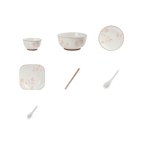 Chinesischer Haushalt Unterglasur Keramik Exquisites Hochtemperaturgeschirr - 18-teiliges Set von TROSIQUANJIA