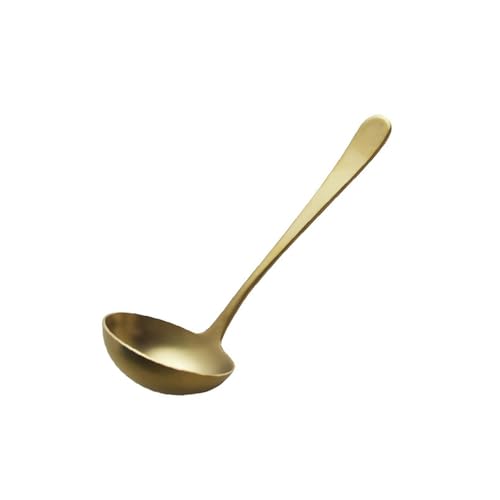 Chinesischer Stil, 304 Edelstahl, langer Griff, Retro-Gold, verdickter Suppensieb, goldener Löffel Chinesischer Stil, 304 Edelstahl, langer Griff, Retro-Gold, verdickter Suppensieb, goldener Löffel von TROSIQUANJIA