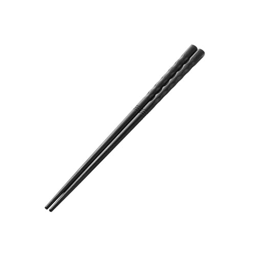 Exquisite Essstäbchen aus reiner schwarzer Legierung, einfaches Haushaltsgeschirr, Essstäbchen aus Legierung von TROSIQUANJIA