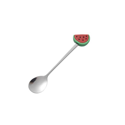 Haushalts-Edelstahl, einfach, kreativ, Persönlichkeit, schöner Obst-Rührlöffel, Wassermelonenlöffel von TROSIQUANJIA