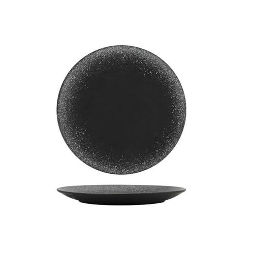 Japanischer Haushalt, einfache und exquisite Retro-Unterglasur-Keramikplatte, 15,2 cm, japanische flache Platte mit Tinte und Stern Japanischer Haushalt, einfache und exquisite Retro-Unterglasur-Keramikplatte, 15,2 cm, japanische flache Platte mit Tinte und Stern von TROSIQUANJIA