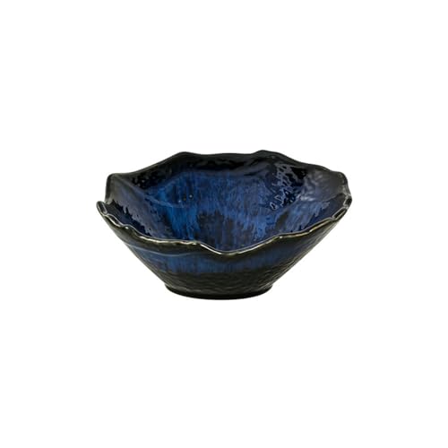 Japanischer Stil, kommerzieller minimalistischer Ofenblau, Keramik, Lachs-Sashimi-Eiswürfelform, 22,9 cm, mittelgroß (ca. 860 ml) von TROSIQUANJIA