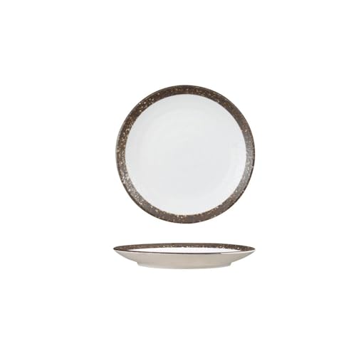 Keramikscheibe, handbemalt, ofenglasiert, japanisches Retro-Haushaltsgeschirr, Feuer des Eises von TROSIQUANJIA