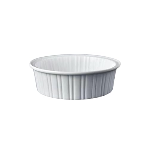 Nordic Haushalt Einfaches Backen Dessert Kreativ Oval Backblech Rund Backen Lunchbox Trompete von TROSIQUANJIA