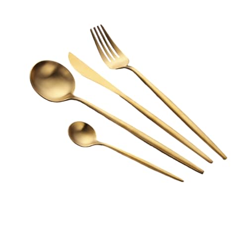 Nordic Wind Haushalt einfaches und exquisites 304 Edelstahl Schwarz Gold Primärfarbe Geschirr Primärfarbe 4-teiliges Set Nordic Wind Haushalt einfaches und exquisites 304 Edelstahl Schwarz Gold Primärfarbe Geschirr Primärfarbe 4-teiliges Set von TROSIQUANJIA