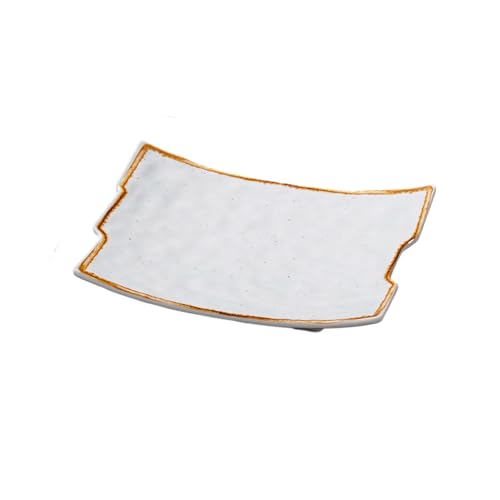 Nordischer Stil, kommerzielle unregelmäßige Form, einfache Glasur, exquisites Geschirr, 27,9 cm Relief-Modellierplatte Nordischer Stil, kommerzielle unregelmäßige Form, einfache Glasur, exquisites Geschirr, 27,9 cm Relief-Modellierplatte von TROSIQUANJIA