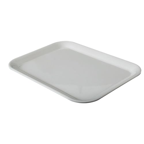 Rechteckiges Tablett aus Porzellan im nordischen Stil, einfarbig, einfach und exquisit, 33 cm Rechteckiges Tablett aus Porzellan im nordischen Stil, einfarbig, einfach und exquisit, 33 cm von TROSIQUANJIA