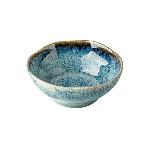 Retro und speziell geformte Keramik-Dip-Soßenteller für den Hausgebrauch - Blau Retro und speziell geformte Keramik-Dip-Soßenteller für den Hausgebrauch - Blau von TROSIQUANJIA