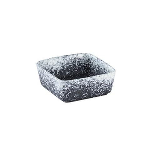 Runde Keramik-Grill-Gewürzschale, japanischer Haushalt, kleines einfaches Geschirr, Snackschale, quadratisch [zwölfter Mondmonat] von TROSIQUANJIA