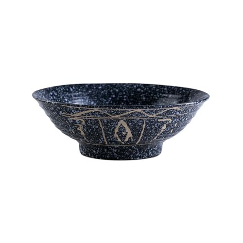 Runde glasierte Keramikschüssel, japanisches Haushaltsgeschirr, 25,4 cm Runde glasierte Keramikschüssel, japanisches Haushaltsgeschirr, 25,4 cm von TROSIQUANJIA