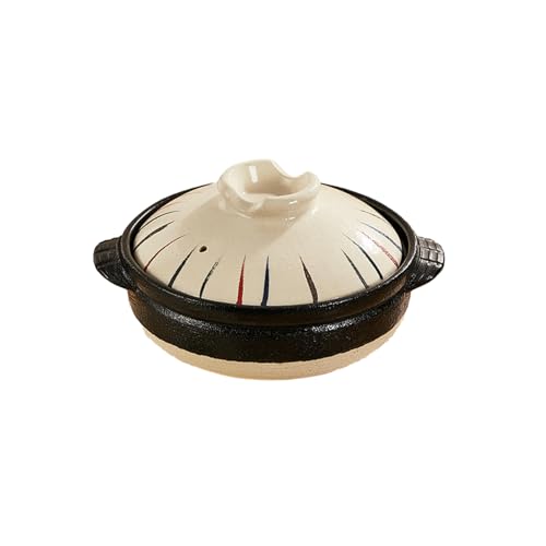 Spezieller Suppentopf für chinesischen Haushalt, hochtemperaturbeständig, exquisite Keramik-Gasherde, 1-2,5 l Kasserolle von TROSIQUANJIA