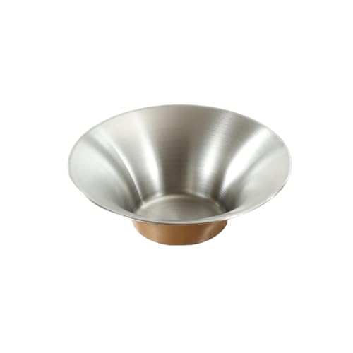 Vertieftes großes Salatbecken, koreanisches exquisites Haushaltsgeschirr, Silber, 25 cm Vertieftes großes Salatbecken, koreanisches exquisites Haushaltsgeschirr, Silber, 25 cm von TROSIQUANJIA