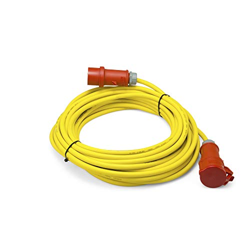 Cable 5x6² 20m incl plug 16 A yellow, 400 V von TROTEC