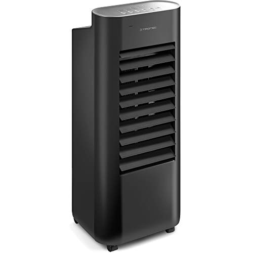 TROTEC Aircooler PAE 22 mobiler Luftkühler, 3-in-1 Luftkühler, Luftbefeuchter und Ventilator, 6 l Tank, 0,9 l/h Verdunstungsleistung, 4 Gebläsestufen, Timer, Nachtmodus von TROTEC