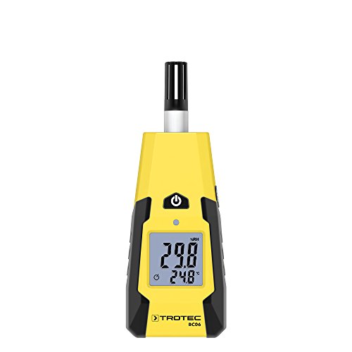 TROTEC Hygrometer BC06 – Luftfeuchtigkeitsmesser und Thermometer – Messbereich -20 °C bis +60 °C, mit Taupunktanzeige von TROTEC