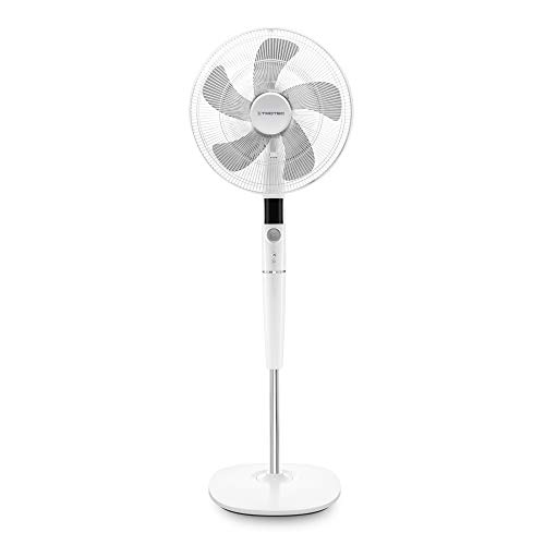 TROTEC Standventilator TVE 26 S – 30 Watt, oszillierend 85°, 5 Betriebsmodi, Ø 40 cm, höhenverstellbar, mit Fernbedienung, LED-Display von TROTEC