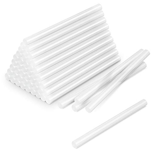 TROTEC Heißklebestifte – 50 Stück, 11 mm, Transparent – Klebstoff für Heißklebepistole für DIY, Abdichten, Verfugen, Basteln und Dekorieren von TROTEC