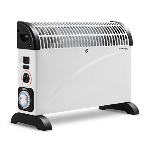 TROTEC Konvektor Heizung TCH 22 E – Heizleistung 750 W / 1250 W / 2000 W – Elektro Heizkörper mit Timer von TROTEC