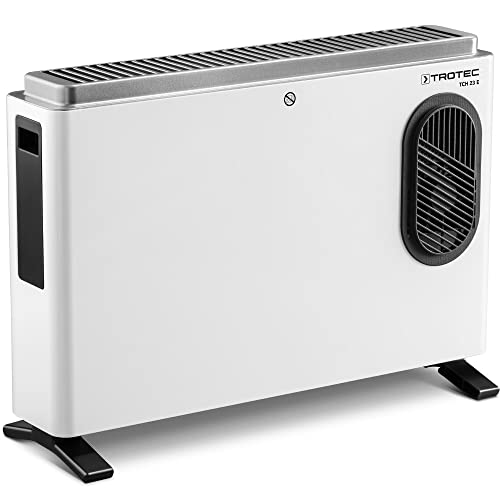 TROTEC Konvektor Heizung TCH 23 E – Heizleistung 1000 W / 2000 W + Turbo – Elektro Heizkörper von TROTEC