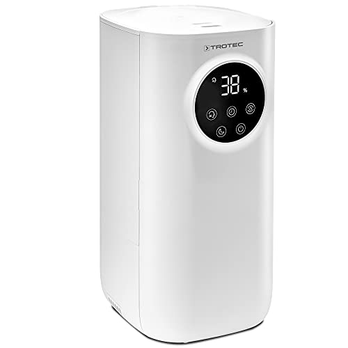 TROTEC Luftbefeuchter B 7 E – Ultraschall Befeuchter mit Aroma-Diffusor – Räume bis 30 m²/ 75 m³, Luftreiniger mit Carbon-Luftfilter, UV-Lampe, 5 l Tank, Nachtmodus TROTEC Luftbefeuchter B 7 E – Ultraschall Befeuchter mit Aroma-Diffusor – Räume bis 30 m²/ 75 m³, Luftreiniger mit Carbon-Luftfilter, UV-Lampe, 5 l Tank, Nachtmodus von TROTEC