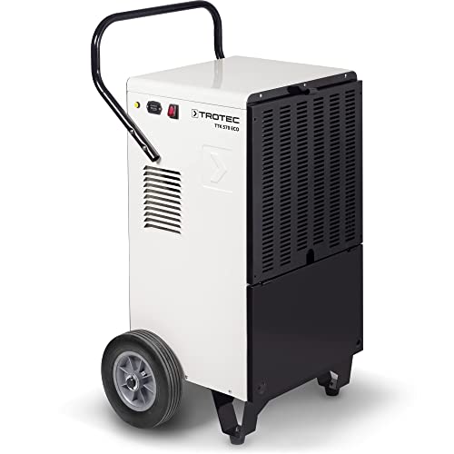 TROTEC Luftentfeuchter TTK 570 ECO – Leistung 110 L/Tag – Fläche 440 m² / 1100 m³ – Bautrockner – für große Räume von TROTEC