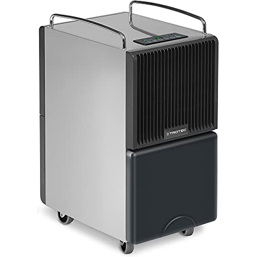 TROTEC Luftentfeuchter elektrisch TTK 122 E – Leistung 40 L/Tag – Fläche 120 m² / 300 m³ – mit Autoabschaltung – geeignet für große Räume, Keller und Garage von TROTEC