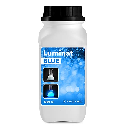 TROTEC Luminat blau 1 L | Markierungsfarbstoff, UV-Tracer zur Rohrbruchortung | Leuchtfarbstoffe zur UV-Fluoreszenzanregung von TROTEC