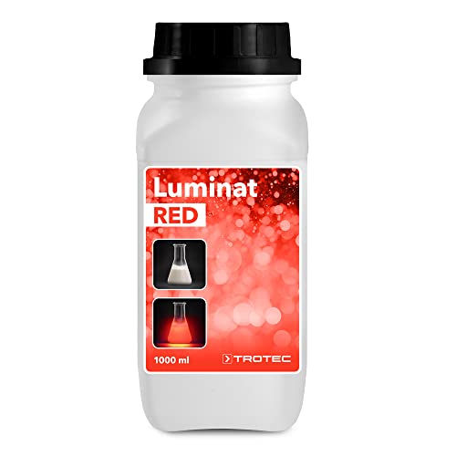 TROTEC Luminat rot 1 L | Markierungsfarbstoff, UV-Tracer zur Rohrbruchortung | Leuchtfarbstoffe zur UV-Fluoreszenzanregung von TROTEC