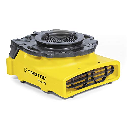 TROTEC Radialventilator TFV 29 FS Radialgebläse für Wasserschadenbeseitigung, 4 Aufstellpositionen, Betriebs"stundenzähler, integrierte Servicesteckdose von TROTEC