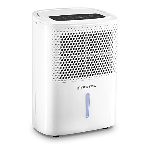 TROTEC Raumentfeuchter elektrisch TTK 26 E – Leistung 10 L/Tag – Fläche 15 m² / 37 m³ – Entfeuchtungsgerät mit Autoabschaltung TROTEC Raumentfeuchter elektrisch TTK 26 E – Leistung 10 L/Tag – Fläche 15 m² / 37 m³ – Entfeuchtungsgerät mit Autoabschaltung von TROTEC