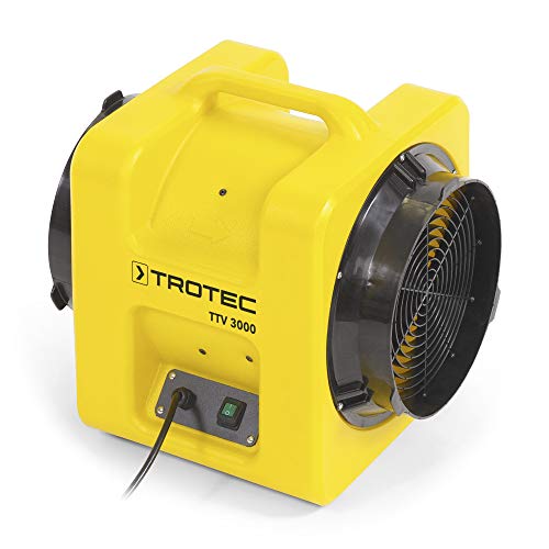 TROTEC TTV 3000 Axialventilator Förderventilator 3.000 m³/h - Leistungsstark zur Be- und Entlüftung über Schlauchdistanzen bis 38 Meter von TROTEC