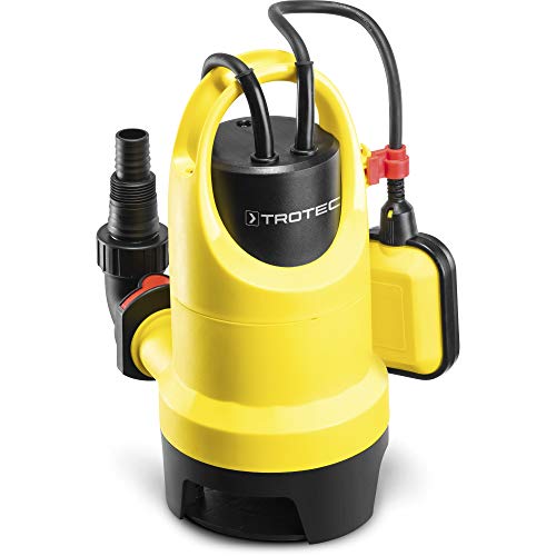 TROTEC Tauchpumpe TWP 4036 E – Pumpe für Schmutzwasser – Fördermenge 7500 l/h, Leistung 400 Watt, Eintauchtiefe max. 7 m, Trockenlaufschutz, IPX8 von TROTEC