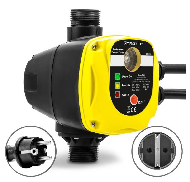TROTEC Wasserpumpe Zubehör Druckschalter TDP DSA mit Stecker TROTEC Wasserpumpe Zubehör Druckschalter TDP DSA mit Stecker von TROTEC