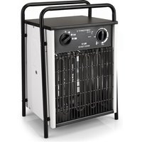 TROTEC Elektro Heizlüfter TDS 50 – Heizleistung 4,5 kW / 9 kW – Bauheizer Luftmenge 708 m³/h – Heizgebläse von TROTEC