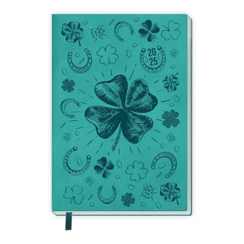 Trötsch Taschenkalender A6 Soft Touch Glück 2025: Soft Touch Terminkalender von TROTSCH