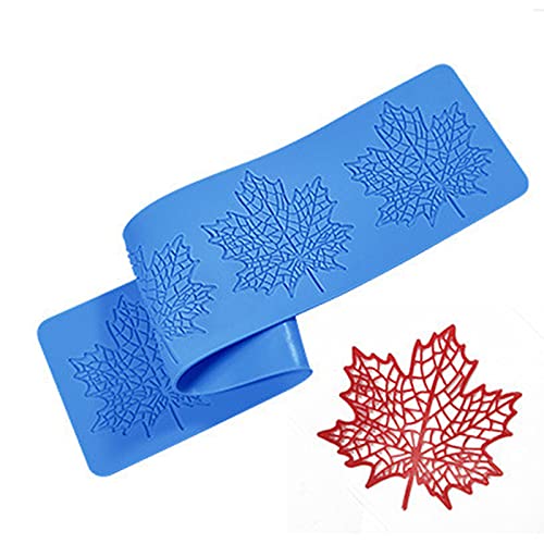 TROYSINC Spitze Silikonform,Prägematte Strukturmatte Spitze Fondant Matte für Tortendeko,Kuchen Spitze Matte Silikon Kuchen Matte Fondant Mold Blumenmuster (Stil-D) von TROYSINC