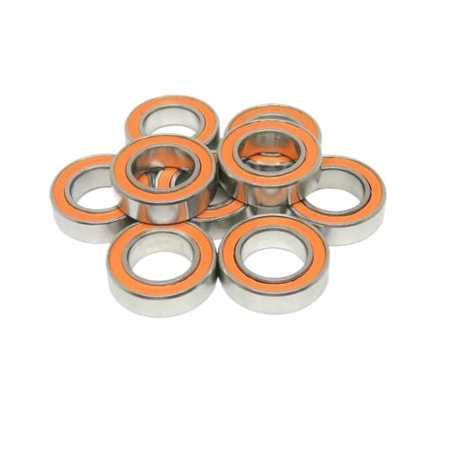 5pcs SMR148 2RS 8x14x4 Hybrid Ceramic Bearing 8 * 14 * 4 SMR148C 2OS Stainless Steel Ceramic Ball Bearing MR148 2RS DDU Reel Bearing(SMR74C-2OS 4x7x2.5mm) von TRRKNRYGP