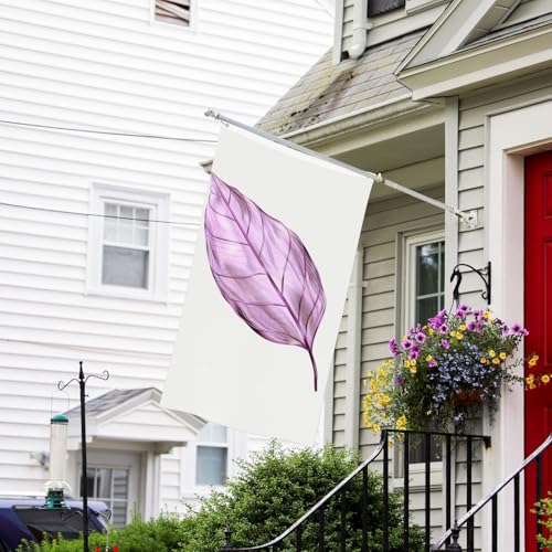 Flaggen-Banner, doppelseitige Gartenflaggen, lichtbeständig, für draußen, Willkommensflagge, fliederfarbene Blätter, Grußbanner, personalisierte Urlaubsflagge für Partyhaus Flaggen-Banner, doppelseitige Gartenflaggen, lichtbeständig, für draußen, Willkommensflagge, fliederfarbene Blätter, Grußbanner, personalisierte Urlaubsflagge für Partyhaus von TRSGKSQP
