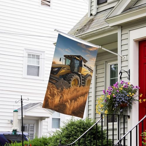 Flaggenbanner, doppelseitige Gartenflaggen, lichtbeständig, für draußen, Willkommensflagge, Bauernhof, Traktor, Ernte, Grußbanner, personalisierte Urlaubsflagge für Partyhaus Flaggenbanner, doppelseitige Gartenflaggen, lichtbeständig, für draußen, Willkommensflagge, Bauernhof, Traktor, Ernte, Grußbanner, personalisierte Urlaubsflagge für Partyhaus von TRSGKSQP