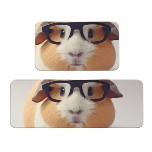 TRSGKSQP Lächelnde Küchenmatten für Boden, Küchenteppiche, 2er-Set, rutschfeste gepolsterte Bodenmatte, Teppich, saugfähig, waschbar, Läufer, Stehmatte für Waschtisch, 43 x 75 cm + 43 x 120 cm TRSGKSQP Lächelnde Küchenmatten für Boden, Küchenteppiche, 2er-Set, rutschfeste gepolsterte Bodenmatte, Teppich, saugfähig, waschbar, Läufer, Stehmatte für Waschtisch, 43 x 75 cm + 43 x 120 cm von TRSGKSQP