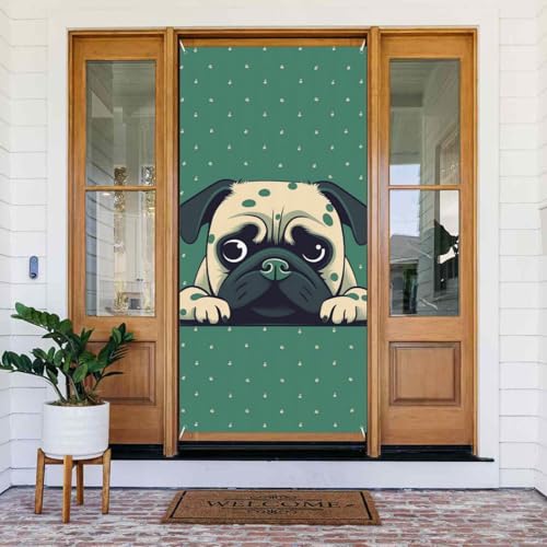 Welcome Spring Door Cover Large Hanging Banner Pug Green Polka Dot Welcome Veranda Sign French Privacy Door Window Curtains Photography Background Seasonal Outdoor Decoration Welcome Spring Door Cover Large Hanging Banner Pug Green Polka Dot Welcome Veranda Sign French Privacy Door Window Curtains Photography Background Seasonal Outdoor Decoration von TRSGKSQP