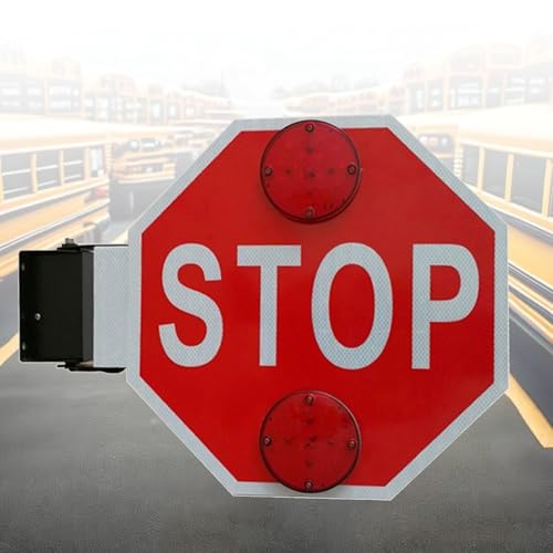 18'' Stop Zeichen Lichter for Schule Bus DC 12V/24V Blinkende Zeichen Rost-Beweis Metall Rahmen Warnung Verkehr 18'' Stop Zeichen Lichter for Schule Bus DC 12V/24V Blinkende Zeichen Rost-Beweis Metall Rahmen Warnung Verkehr von TRTDYFKH
