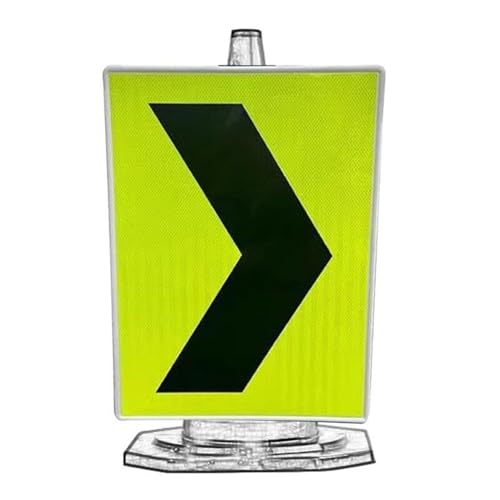 Pfeil-Leitzeichen Verkehr mit Leitkegeln (unabhängig von links und rechts) for Barrikaden im Außenbereich verwendet Bau(Orange) von TRTDYFKH