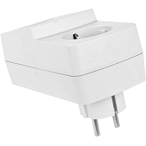 TRU COMPONENTS TC-7911084 Gehäuse mit Netzstecker, 129 x 65 x 75 cm, ABS, Grau, 1 Stück von TRU Components