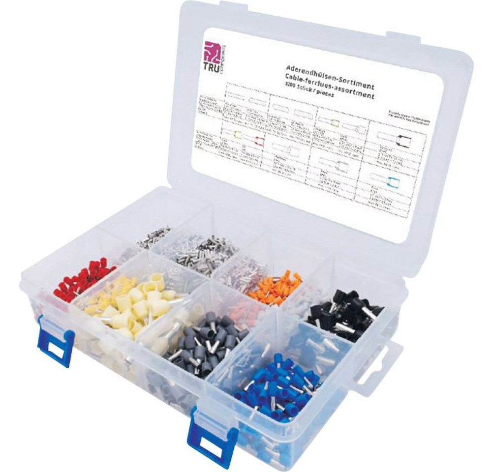 TRU COMPONENTS Aderendhülsen TRU COMPONENTS T1711C002 Aderendhülsen-Sortiment 0.5 mm², 0.75 mm², 1., T1711C002 TRU COMPONENTS Aderendhülsen TRU COMPONENTS T1711C002 Aderendhülsen-Sortiment 0.5 mm², 0.75 mm², 1., T1711C002 von TRU COMPONENTS