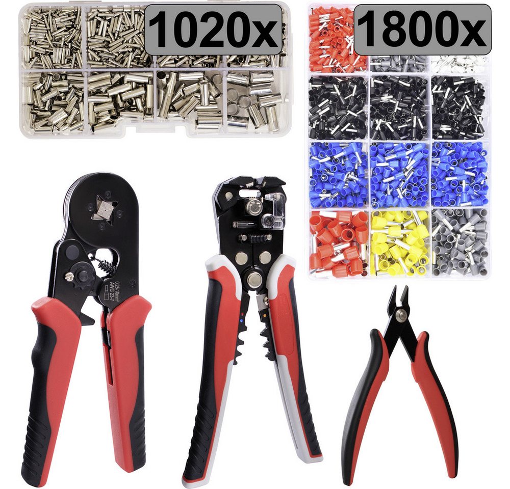 TRU COMPONENTS Aderendhülsen TRU COMPONENTS TC-13377604 Aderendhülsen-Sortiment 1 Set, T24C033 TRU COMPONENTS Aderendhülsen TRU COMPONENTS TC-13377604 Aderendhülsen-Sortiment 1 Set, T24C033 von TRU COMPONENTS