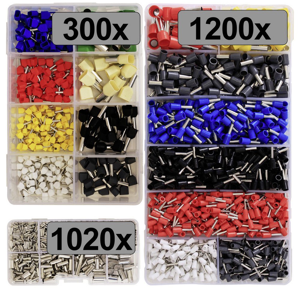 TRU COMPONENTS Aderendhülsen TRU COMPONENTS TC-13377612 Aderendhülsen-Sortiment 2520 St., T24C035 TRU COMPONENTS Aderendhülsen TRU COMPONENTS TC-13377612 Aderendhülsen-Sortiment 2520 St., T24C035 von TRU COMPONENTS